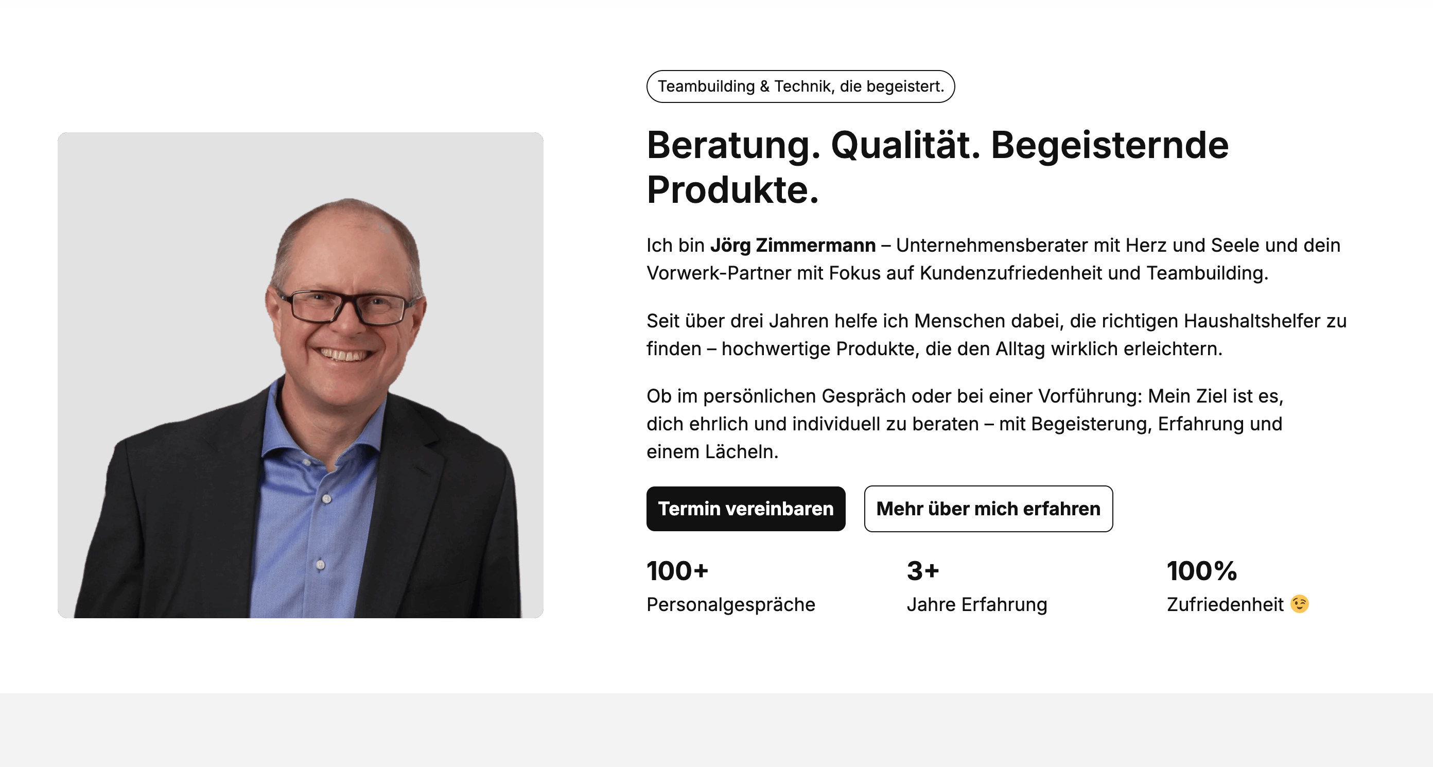 Ausschnitt 3 von 5 der Website von JZM. Personal Management, Jörg Zimmermann, Rhein-Sieg-Kreis