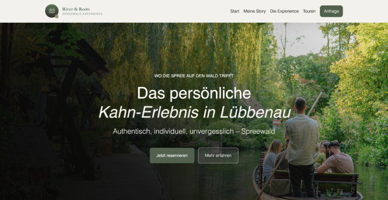 River and Roots, Nick Pospischil Kahnfahrten