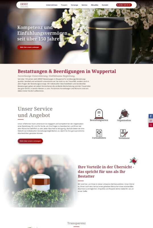 ERNST Bestattungen GmbH Wuppertal