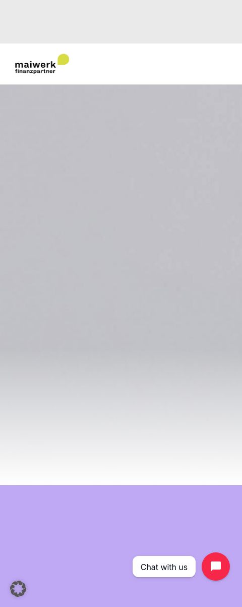 Das Bild zeigt einen Mobile Screenshot der vorgestellten Website