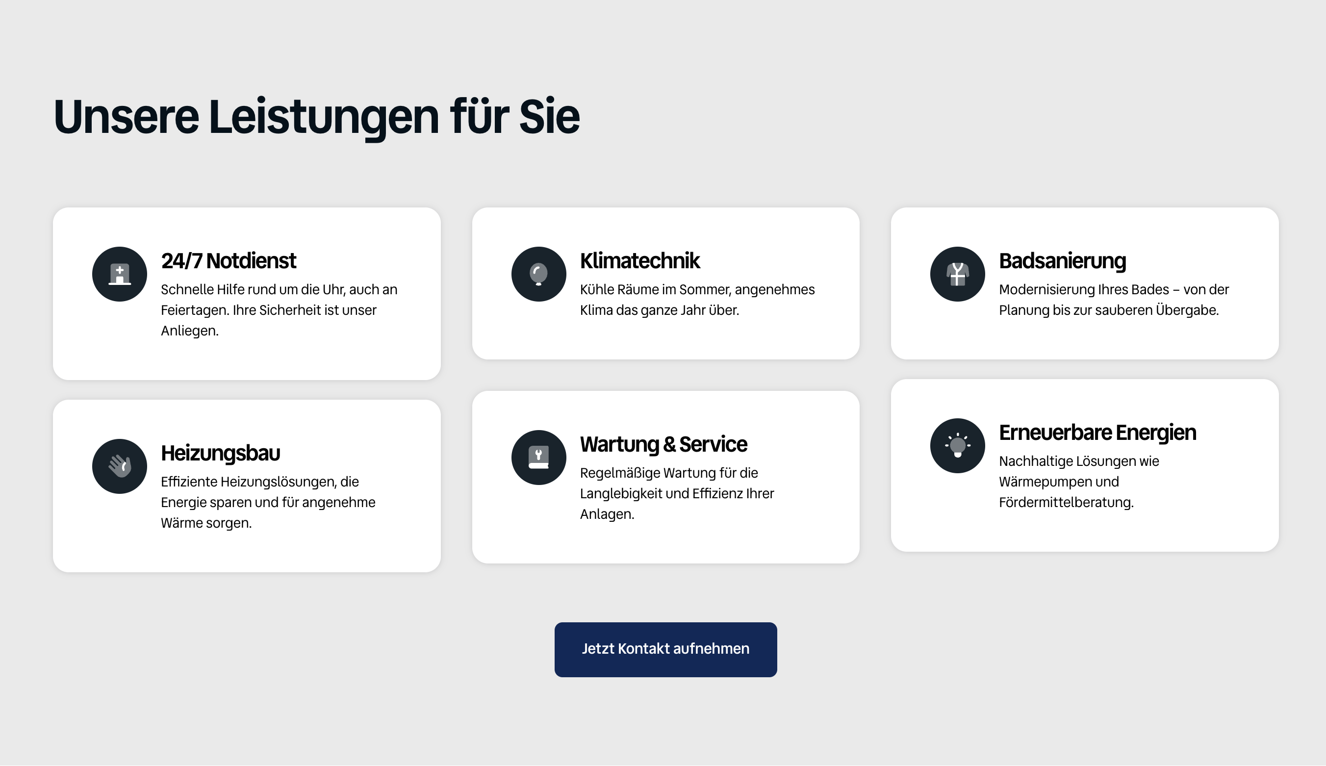 Ausschnitt 2 von 2 der Website von Tema-Heizung-Sanitär-Klima GmbH, Osnabrück