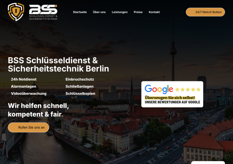 BSS Schlüsseldienst & Sicherheitstechnik