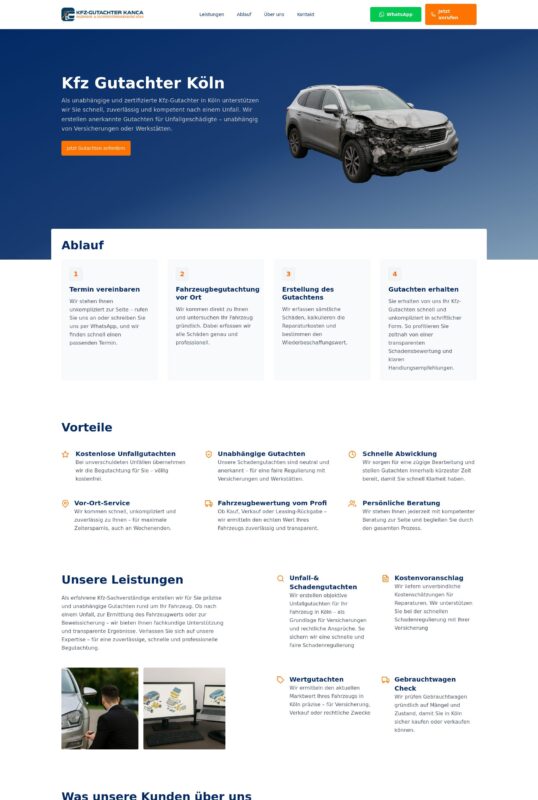 Kfz Gutachter Kanca | Ingenieur- & Sachverständigenbüro Köln