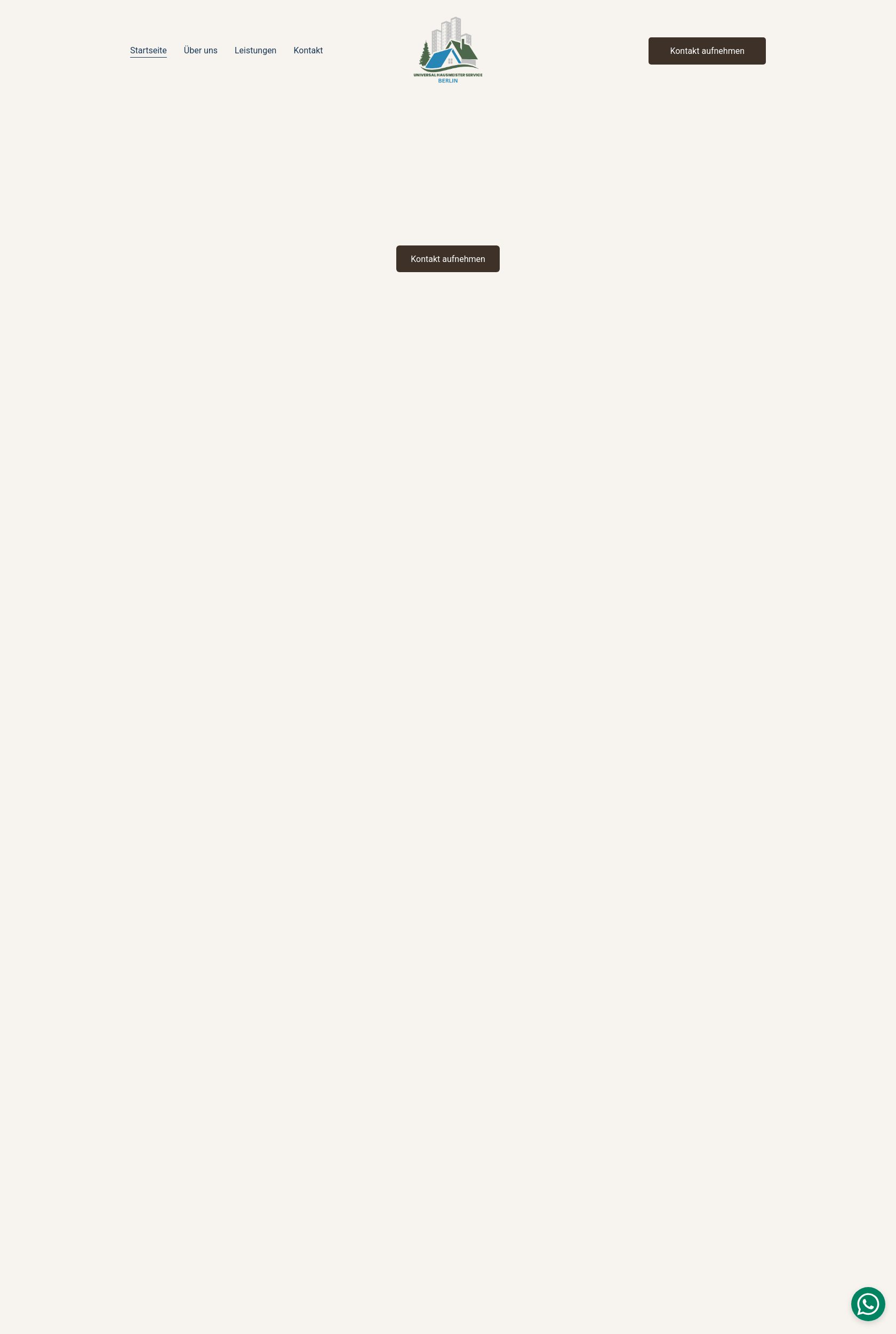 Das Bild zeigt einen Desktop Screenshot der vorgestellten Website