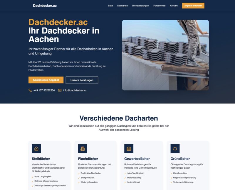Dachdecker.ac – Dachdecker Aachen 2026