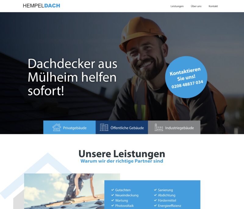 HEMPELDACH UG – Dachdecker Mülheim an der Ruhr