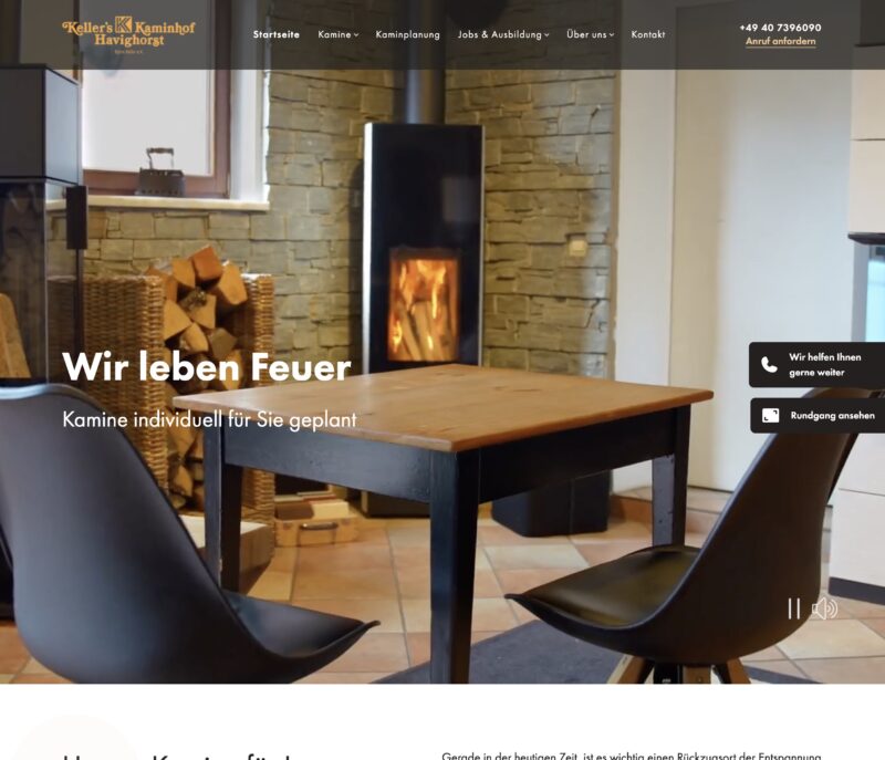 Keller’s Kaminhof Havighorst – Kaminbau Hamburg 2026