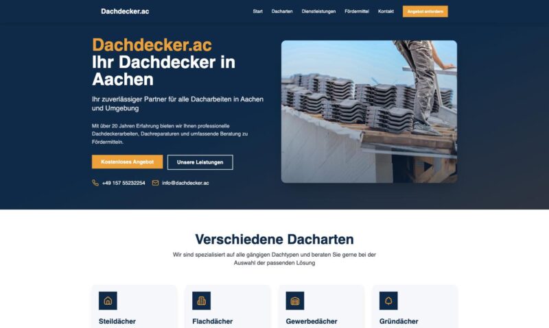 Dachdecker.ac – Dachdecker Aachen 2026