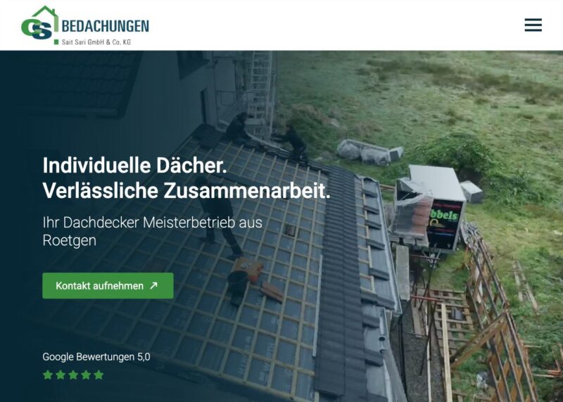 CS Bedachungen – Dachdecker Roetgen 2026