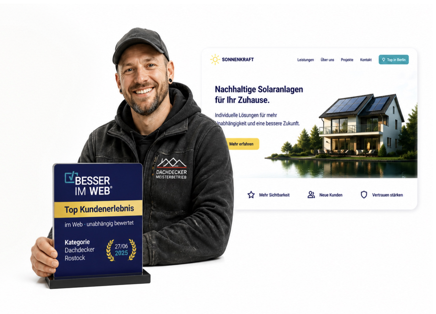 Beispiel-Websites mit BIW-Siegel