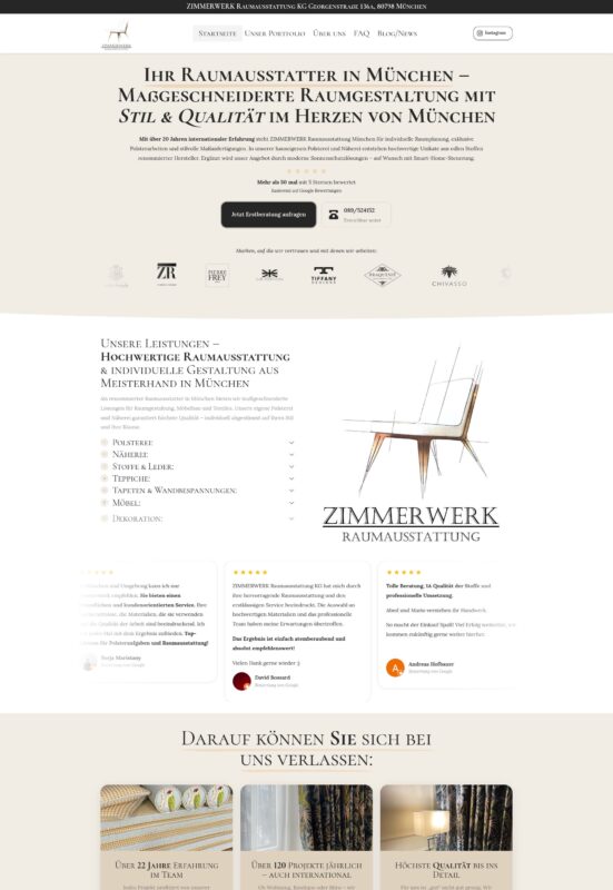ZIMMERWERK Raumausstattung