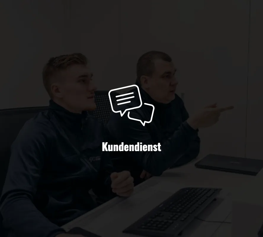 Ausschnitt der Website von Elektrotechnik Kaspers GmbH, Bonn: Sprechblasen-Icon und eindeutige Bezeichnung — der Besucher versteht ohne Scrollen, wo Kontakt und Beratung starten.