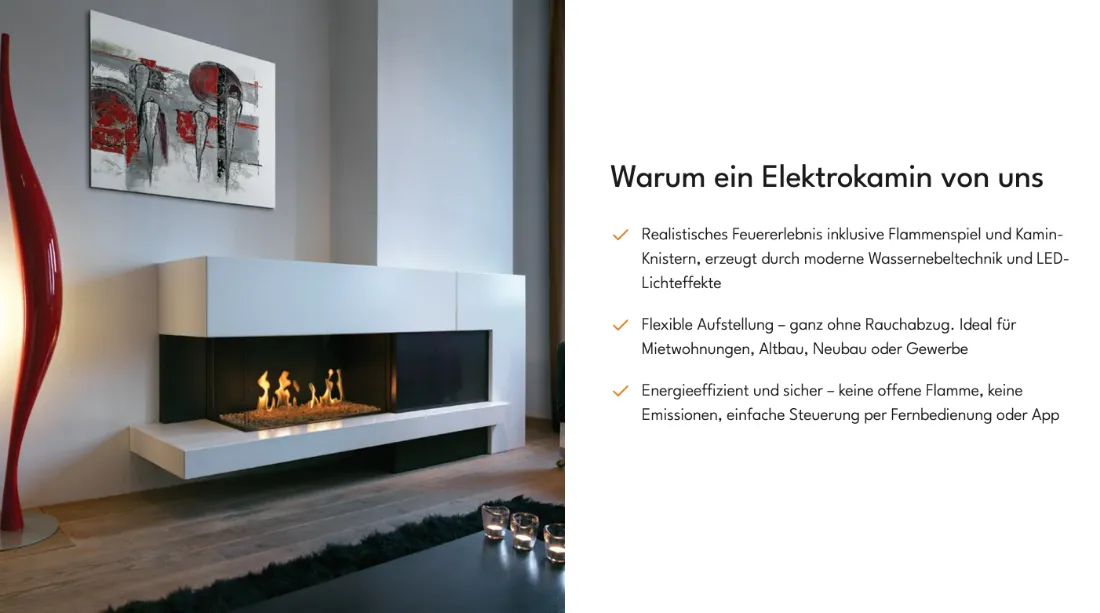 Ausschnitt der Website von Frank Geyer, Landkreis Ebersberg: Drei klare Punkte zu Erlebnis, Aufstellung und Sicherheit — der Besucher versteht die Vorteile ohne viel Lesen.