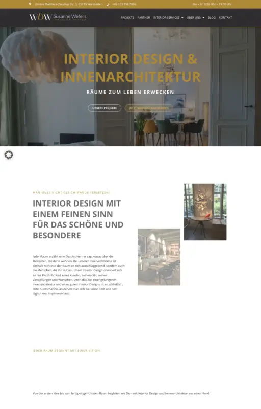 Interior Design & Innenarchitektur | WDW – Susanne Wefers