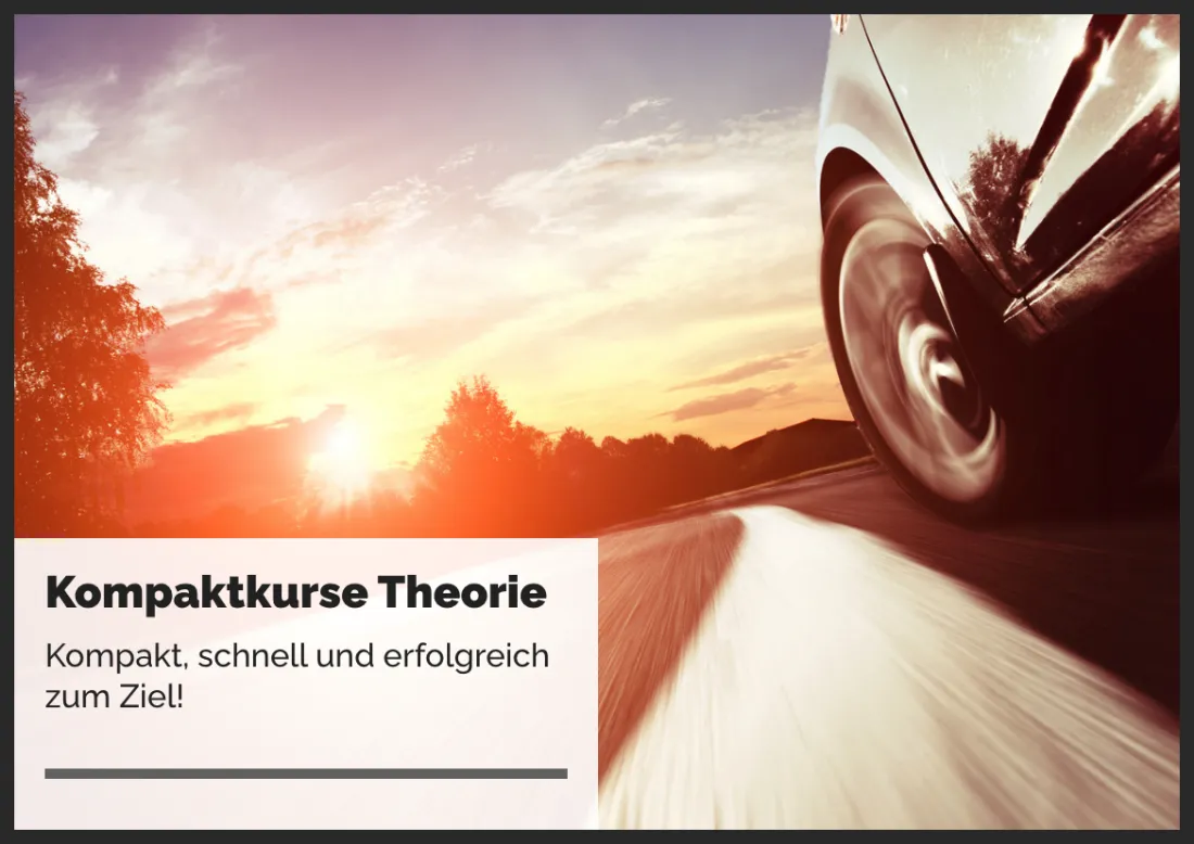Ausschnitt der Website von Ferrenberg Fahrschulen, Mannheim: Deutlich benannter Kursbaustein „Kompaktkurse Theorie“ — wer sucht, erkennt auf einen Blick, ob das Angebot passt.