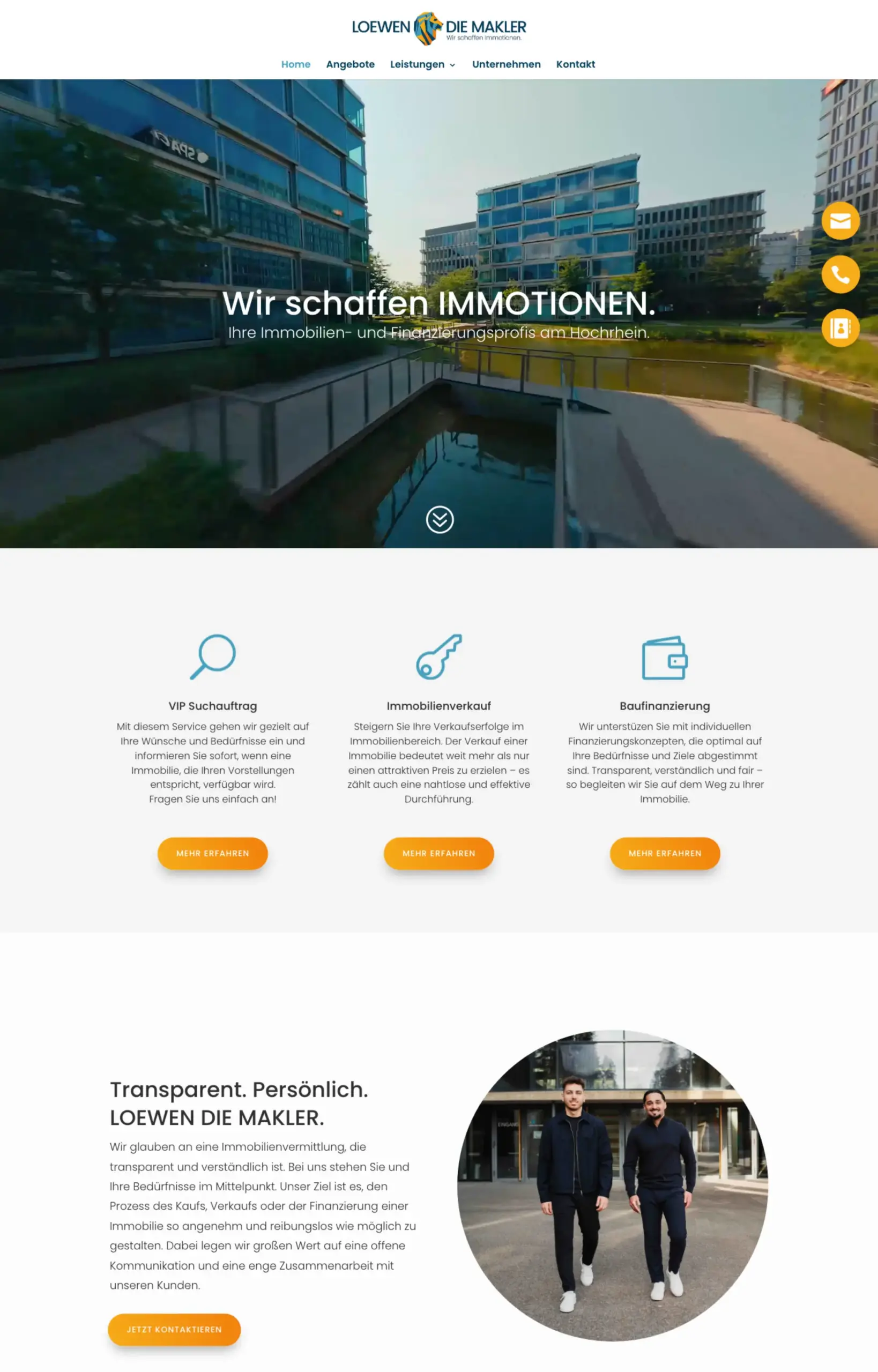 Website von IHK Bodensee-Hochrhein, Landkreis Konstanz in der Desktop-Ansicht