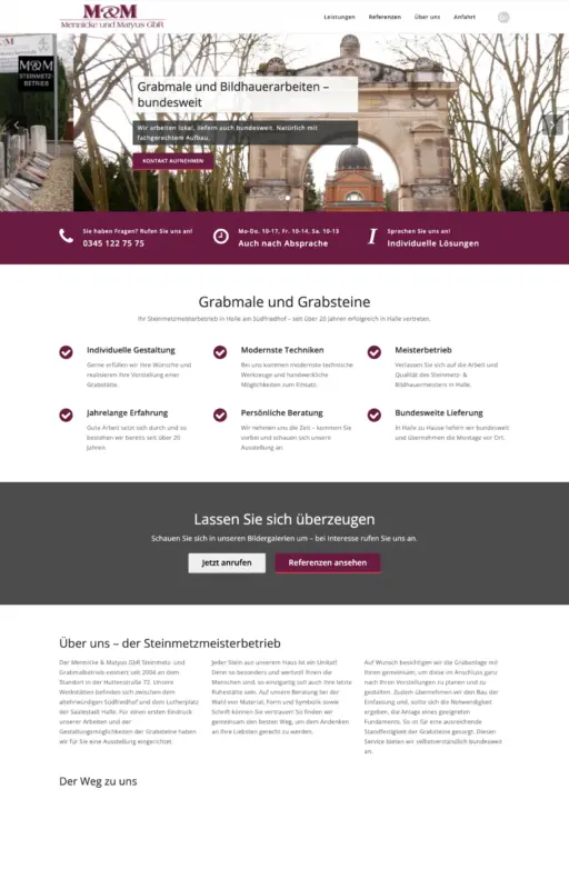 Mennicke & Matyus GbR Steinmetz- und Grabmalbetrieb